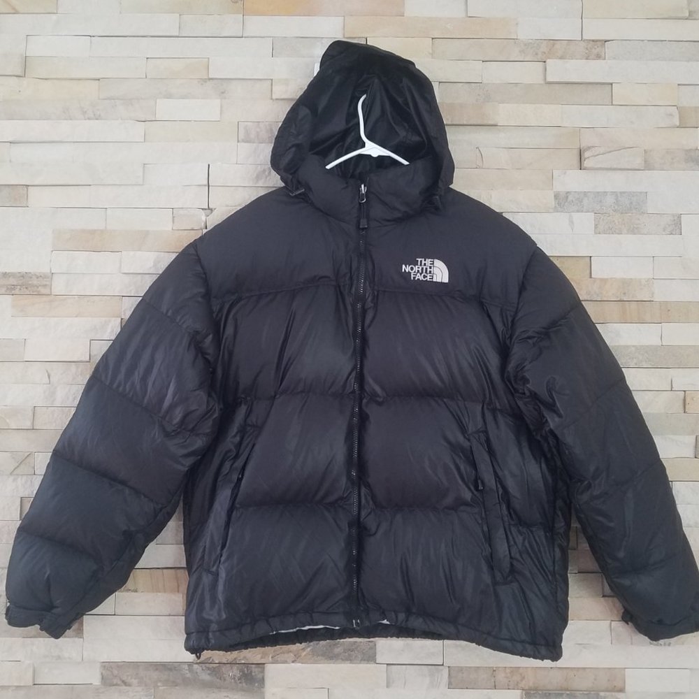 North Face Mens XXL 2X 96 Retro Vintage Nuptse Winter Jacket Coat 800 Down Black